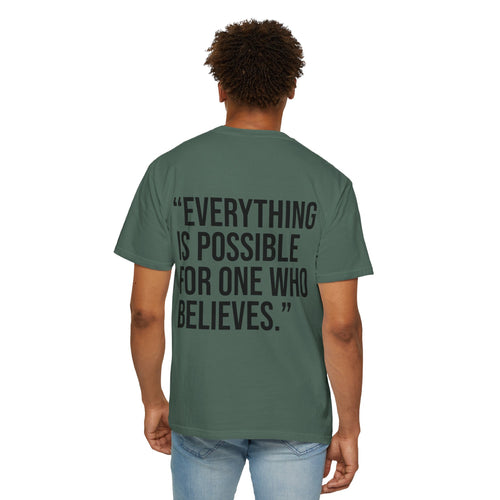 Mark 9:23 T‑Shirt — "Everything Is Possible for One Who Believes" Christian Tee
