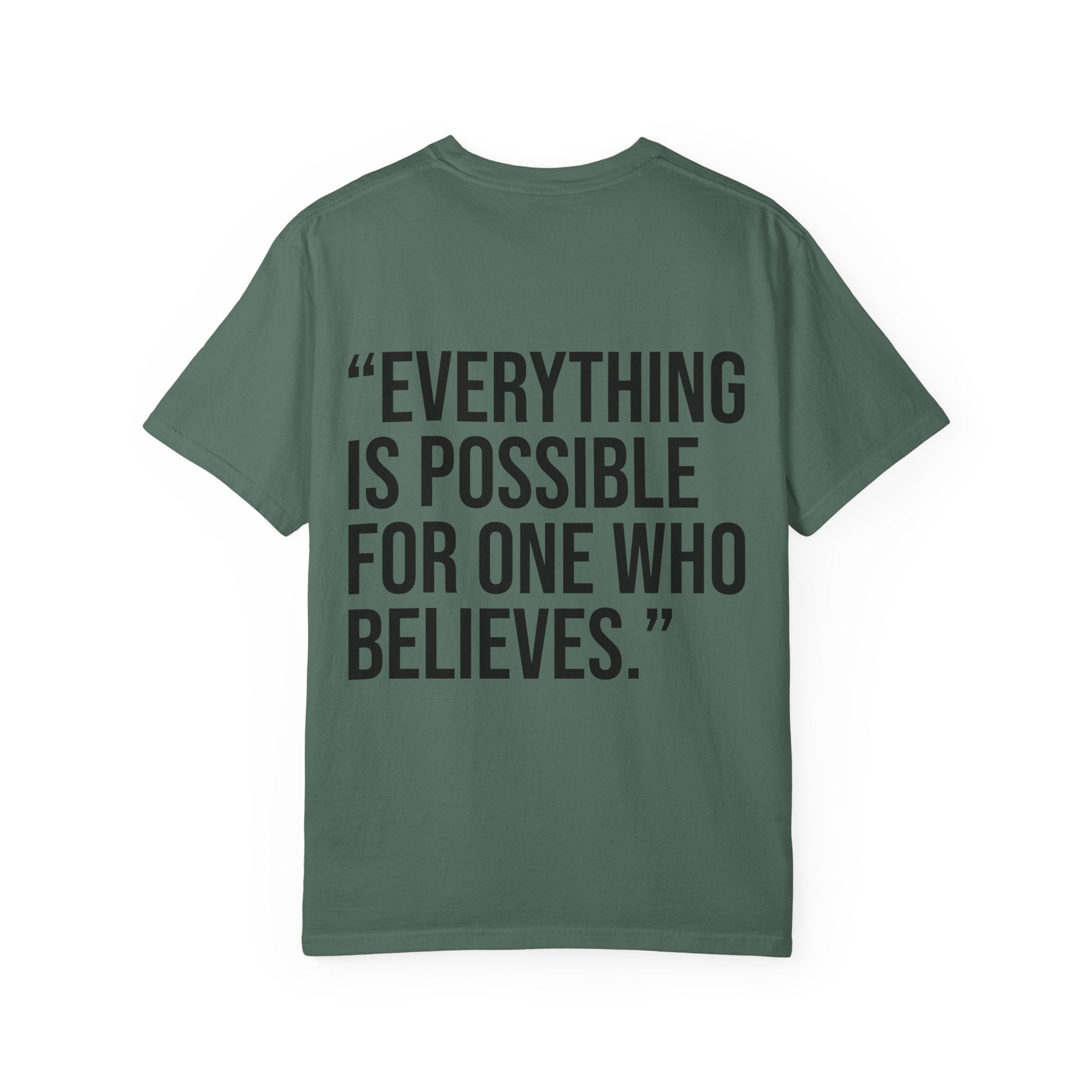 Mark 9:23 T‑Shirt — "Everything Is Possible for One Who Believes" Christian Tee