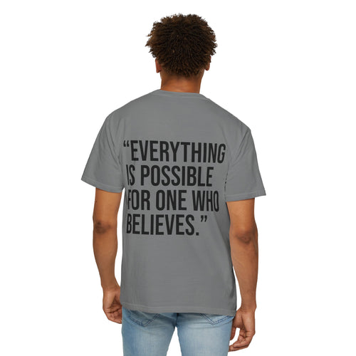 Mark 9:23 T‑Shirt — "Everything Is Possible for One Who Believes" Christian Tee